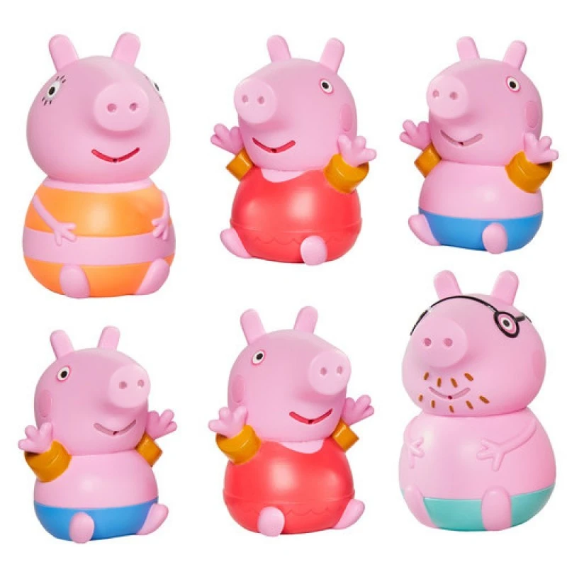 TOMY Toomies Майка прасенце, Peppa и George играчка за баня E73158